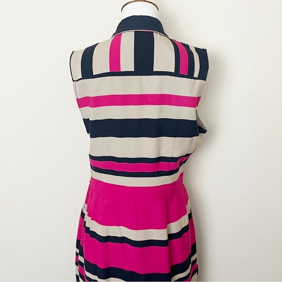 L.K. Bennett Martha Multi Color Sleeveless Dress - Picture 9 of 13